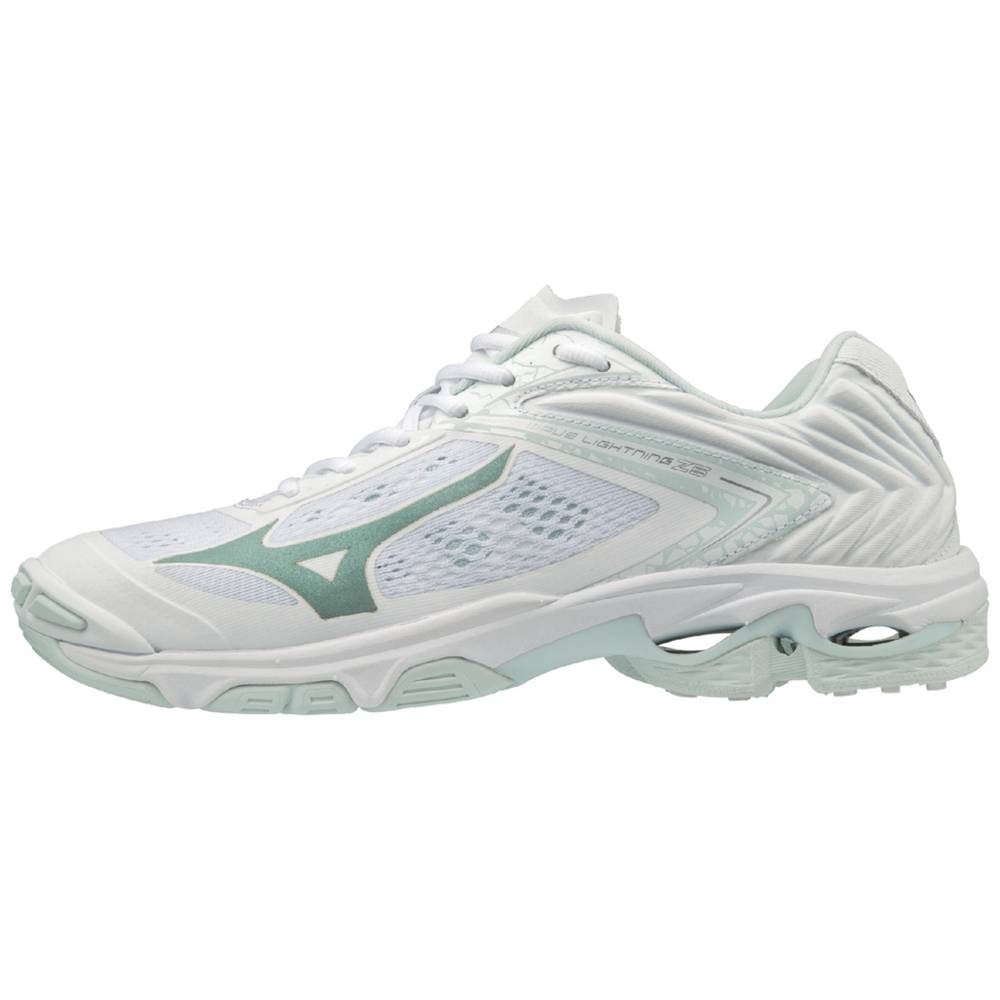 Damske Volejbalove Tenisky Mizuno Wave Lightning Z5 Mid Biele Vypredaj JXIO47209